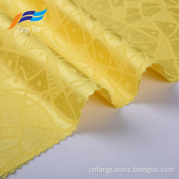 Breathable Polyester Jacquard Women Plain Garment Fabric